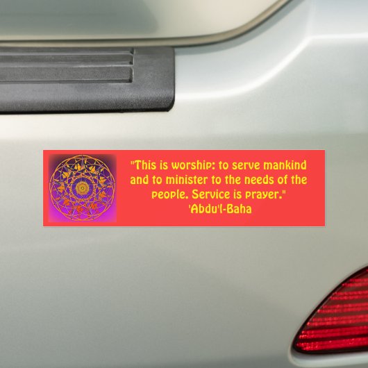 FireStar1 Bumpersticker (Op auto)