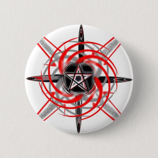 FireStar White Ronde Button 5,7 Cm (Voorkant)