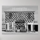 Firestone Tire Shop, 1940.  foto Poster (Voorkant)