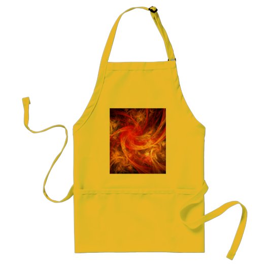 Firestorm Abstract Art Apron Standaard Schort (Voorkant)
