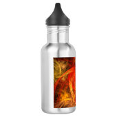 Firestorm Abstract Art Bottle Waterfles (Links)