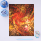 Firestorm Abstract Art Flyer (Enkel)