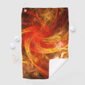 Firestorm Abstract Art Golfhanddoek (Insitu)