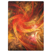 Firestorm Abstract Art Klembord (Achterkant)