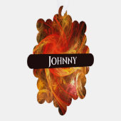 Firestorm Abstract Art Ornament Kaart (Rechts)