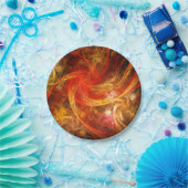 Firestorm Abstract Art Papieren Bordje (Feest)