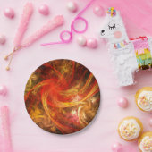 Firestorm Abstract Art Papieren Bordje (Feest)