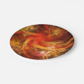 Firestorm Abstract Art Papieren Bordje (Gekanteld)