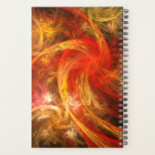 Firestorm Abstract Art Planner (Achterkant)