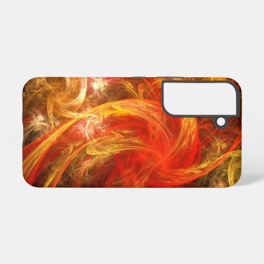 Firestorm Abstract Art Samsung Galaxy Hoesje (Achterkant horizontaal)