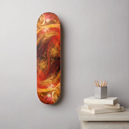Firestorm Abstract Art Skateboard (Muurkunst)