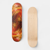 Firestorm Abstract Art Skateboard (Voorkant)