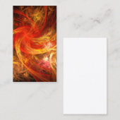 Firestorm Abstract Art Visitekaartje (Voorkant / Achterkant)