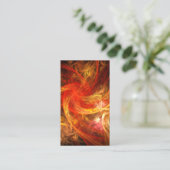 Firestorm Abstract Art Visitekaartje (Staand voorkant)