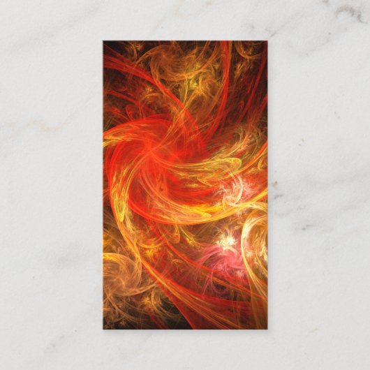 Firestorm Abstract Art Visitekaartje (Voorkant)