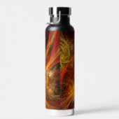 Firestorm Abstract Art Waterfles (Rechts)