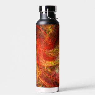Firestorm Abstract Art Waterfles