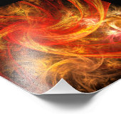 Firestorm Abstracte foto's afdrukken Foto Afdruk (Hoek)