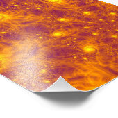 Firestorm Abstracte foto's afdrukken Foto Afdruk (Hoek)