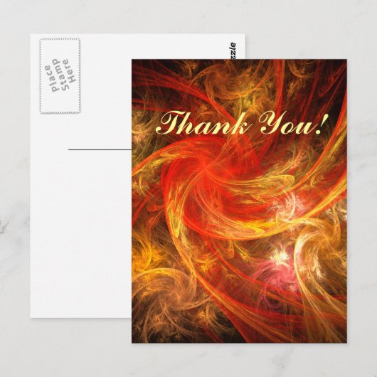 Firestorm bedankt Briefkaart (Voorkant / Achterkant)