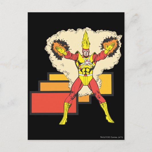 Firestorm in zijn element briefkaart (Voorkant)