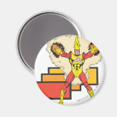 Firestorm in zijn element magneet (Voorkant / Achterkant)