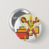 Firestorm in zijn element ronde button 5,7 cm (Voorkant /achterkant)