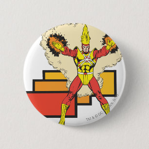 Firestorm in zijn element ronde button 5,7 cm