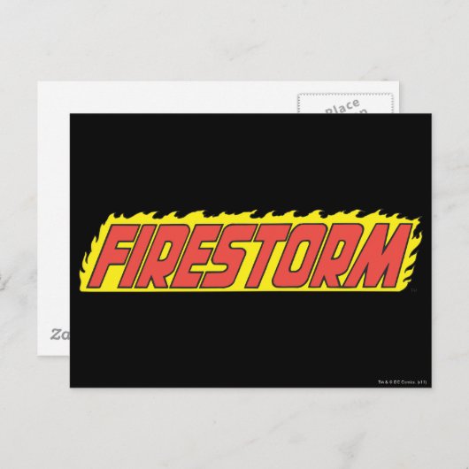 Firestorm Logo Briefkaart (Voorkant / Achterkant)