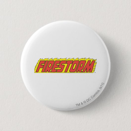 Firestorm Logo Ronde Button 5,7 Cm (Voorkant)