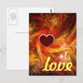 Firestorm Love Briefkaart (Voorkant / Achterkant)