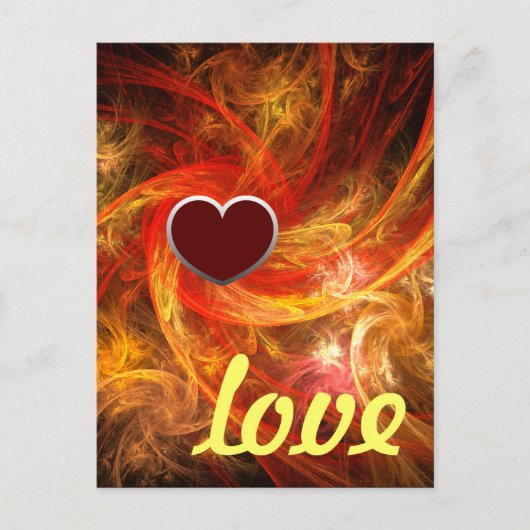 Firestorm Love Briefkaart (Voorkant)