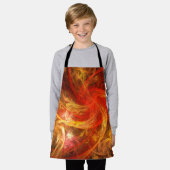 Firestorm Nova Abstract Art Apron Schort (Gedragen)