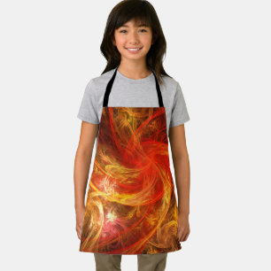 Firestorm Nova Abstract Art Apron Schort