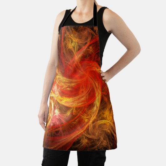 Firestorm Nova Abstract Art Apron Schort (Insitu)