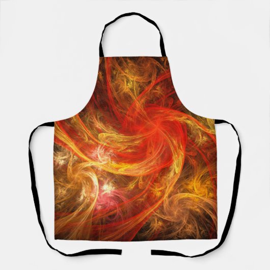 Firestorm Nova Abstract Art Apron Schort (Voorkant)