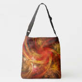 Firestorm Nova Abstract Art Cross-body Crossbody Tas (Achterkant)