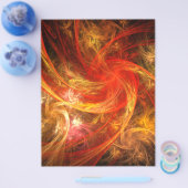 Firestorm Nova Abstract Art Flyer (Enkel)