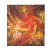Firestorm Nova Abstract Art Notitieblok (Voorkant)