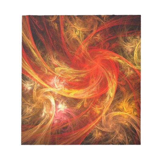 Firestorm Nova Abstract Art Notitieblok (Voorkant)