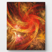 Firestorm Nova Abstract Art Plaque Fotoplaat (Voorkant)