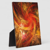 Firestorm Nova Abstract Art Plaque Fotoplaat (Zijkant)
