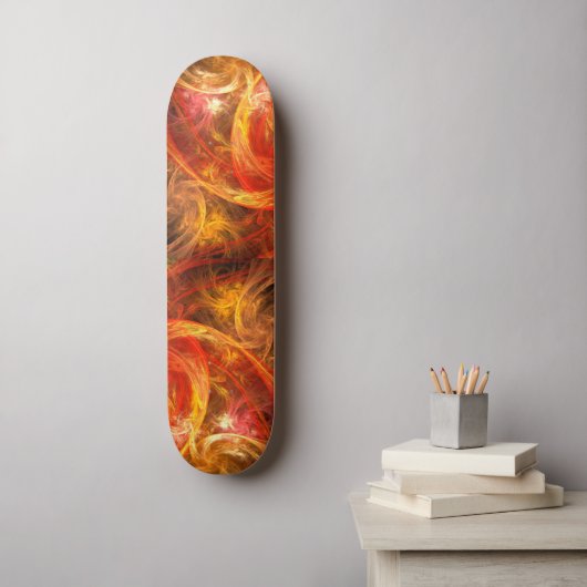 Firestorm Nova Abstract Art Skateboard (Muurkunst)