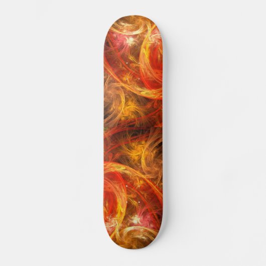 Firestorm Nova Abstract Art Skateboard (Voorkant)