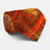 Firestorm Nova Abstract Art Stropdas (Opgerold)