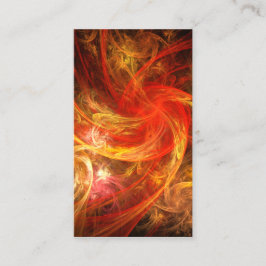 Firestorm Nova Abstract Art Visitekaartje