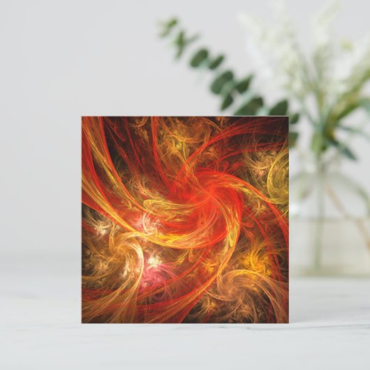 Firestorm Nova Abstracte Art (Staand voorkant)