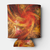 Firestorm Nova Abstracte Art Blikjeskoeler (Achterkant)