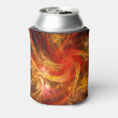 Firestorm Nova Abstracte Art Blikjeskoeler (Blikje Achterkant)