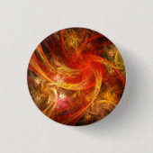 Firestorm Nova Abstracte Art Button (rond) (Voorkant)